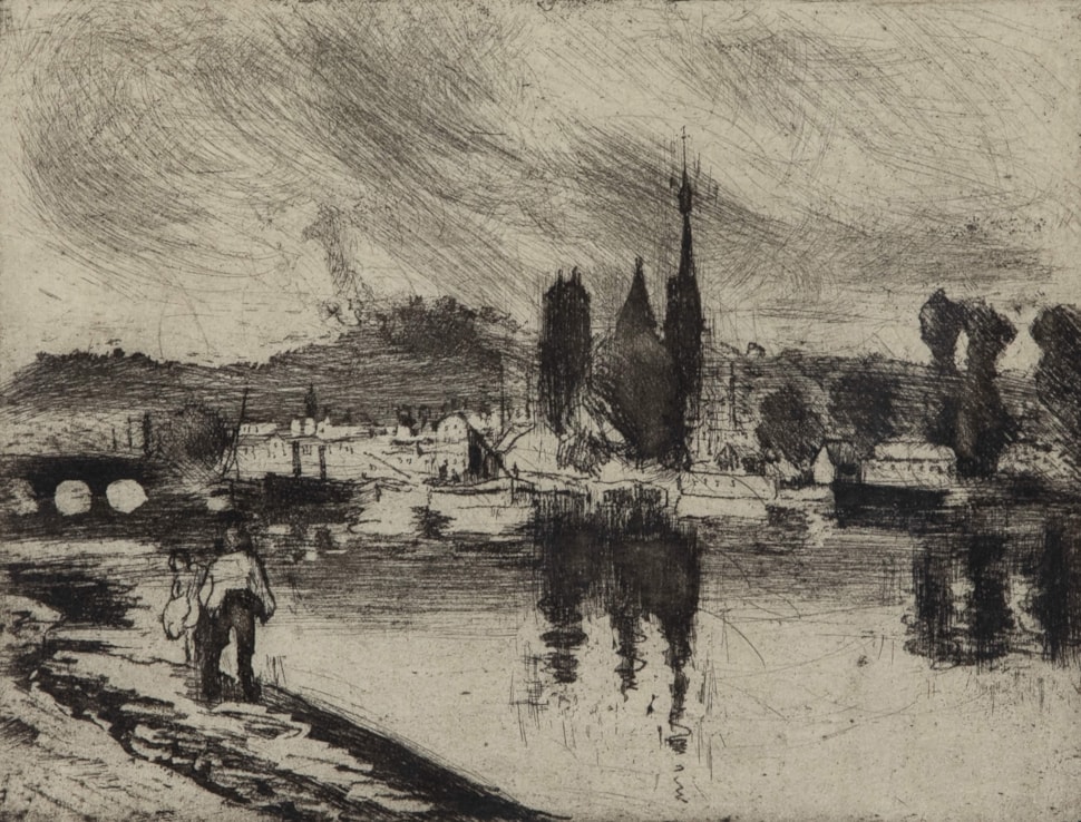 Vue de Rouen (Cours la Reine) - Camille Pissarro (1830 - 1903)