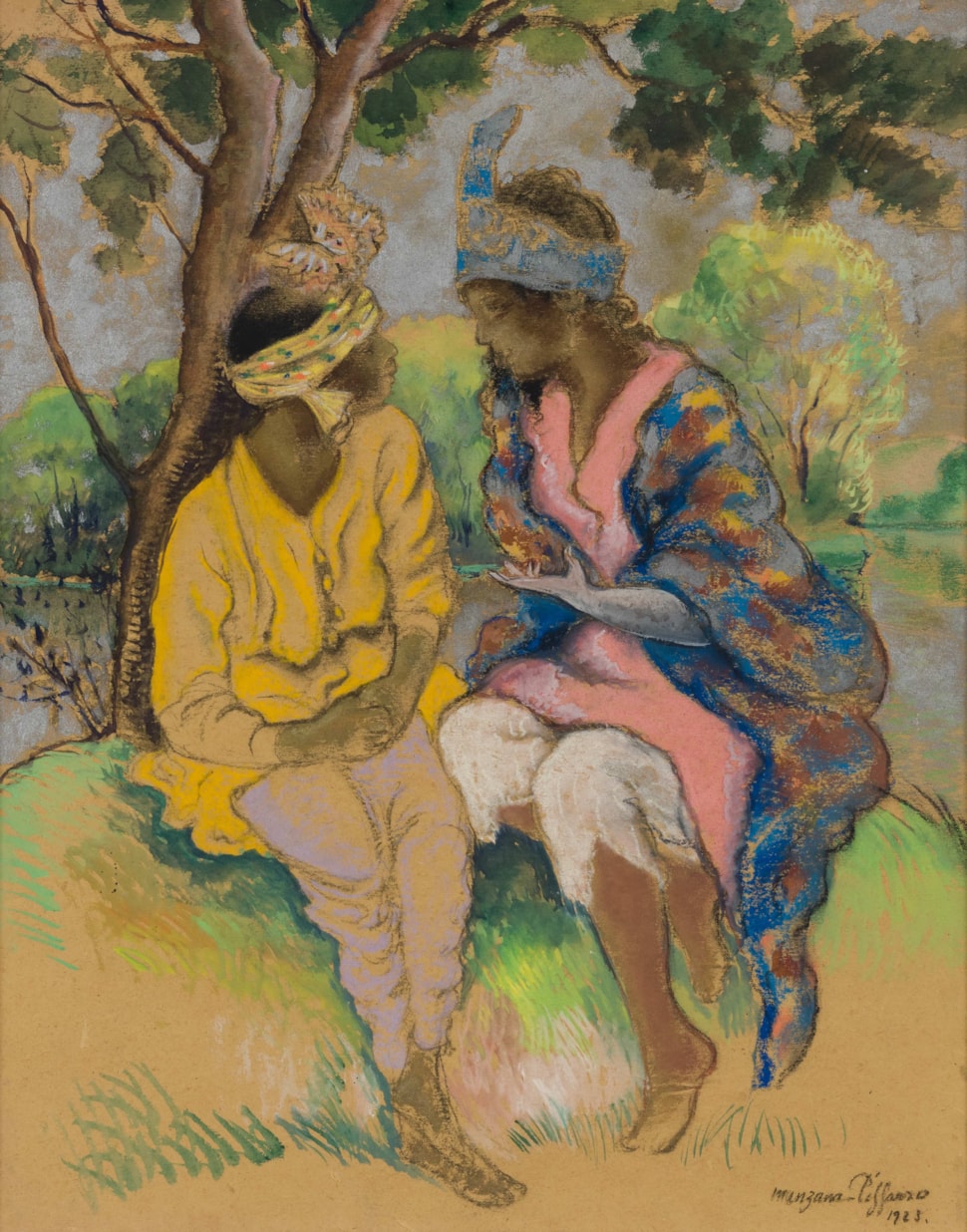 Aziz et Aziza - Georges Manzana Pissarro (1871 - 1961)