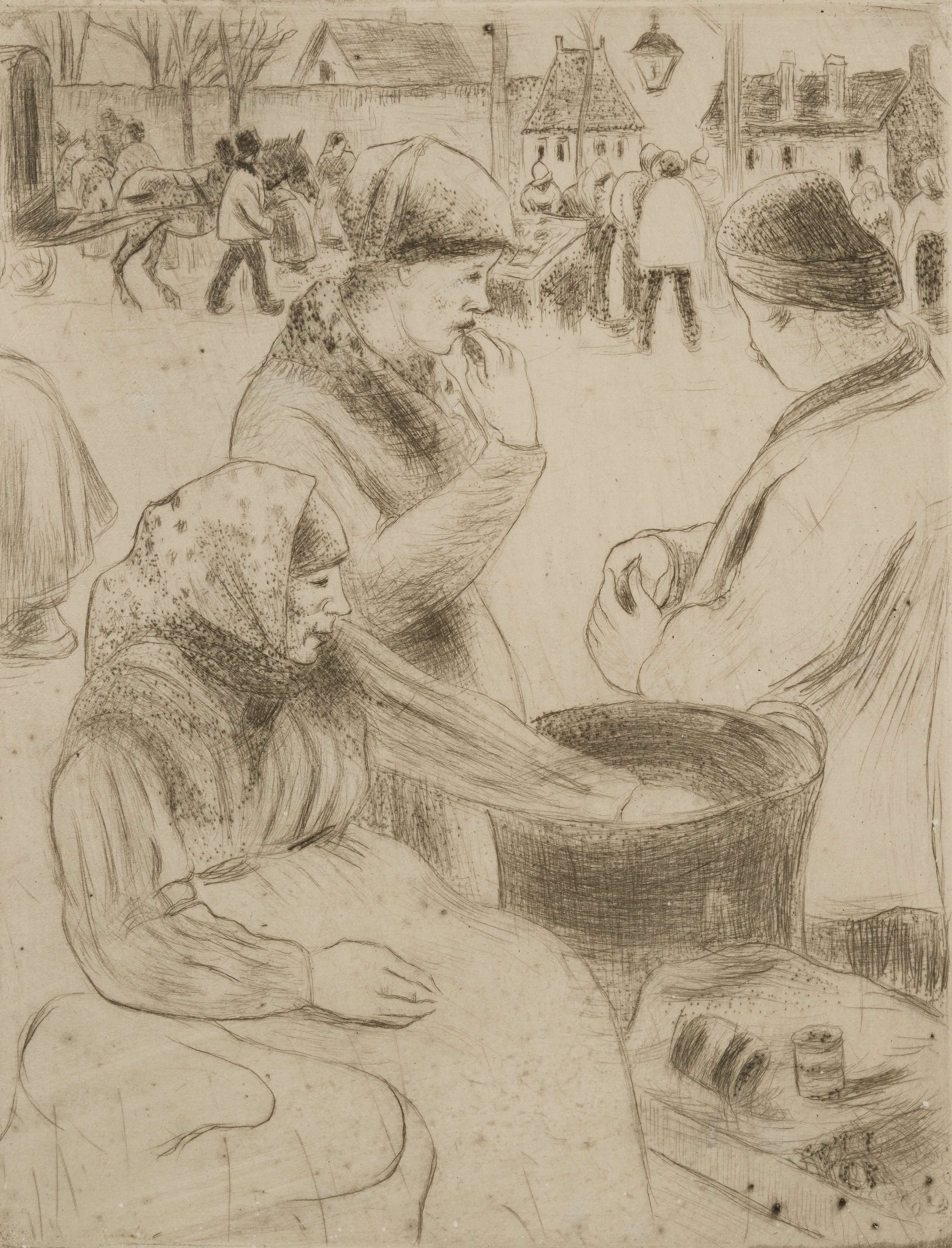 Camille Pissarro - Marchande de marrons