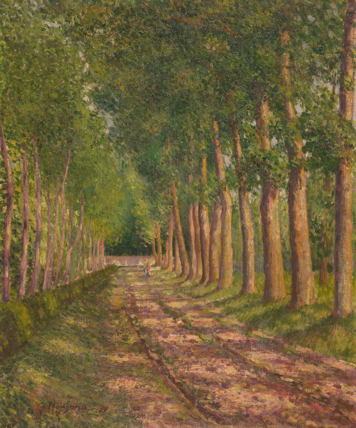 La grande allée - Georges Manzana Pissarro (1871 - 1961)
