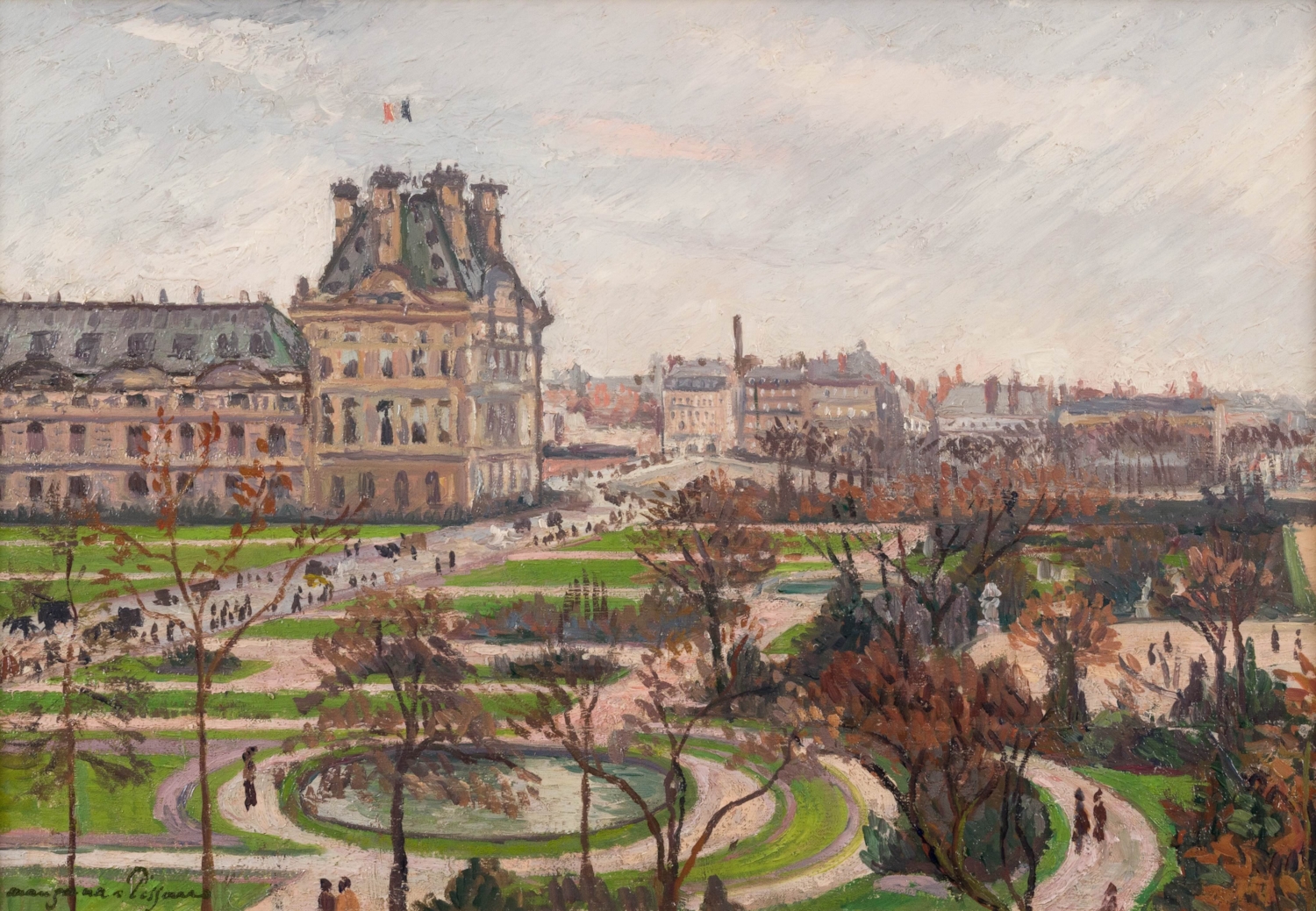 Les Tuileries - Georges Manzana Pissarro (1871 - 1961)
