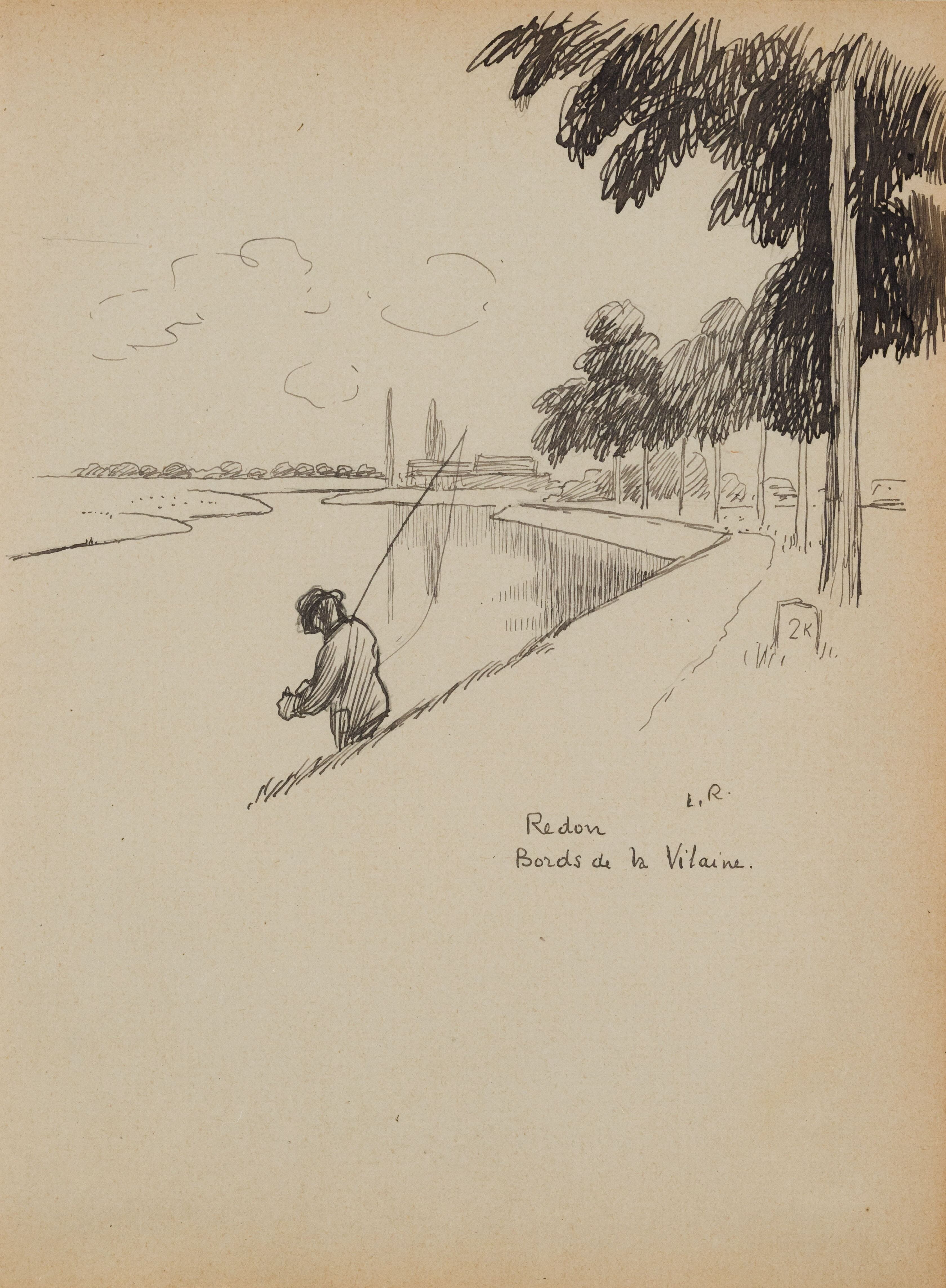 Redon. Bords de la Vilaine - Ludovic-Rodo Pissarro (1878 - 1952)