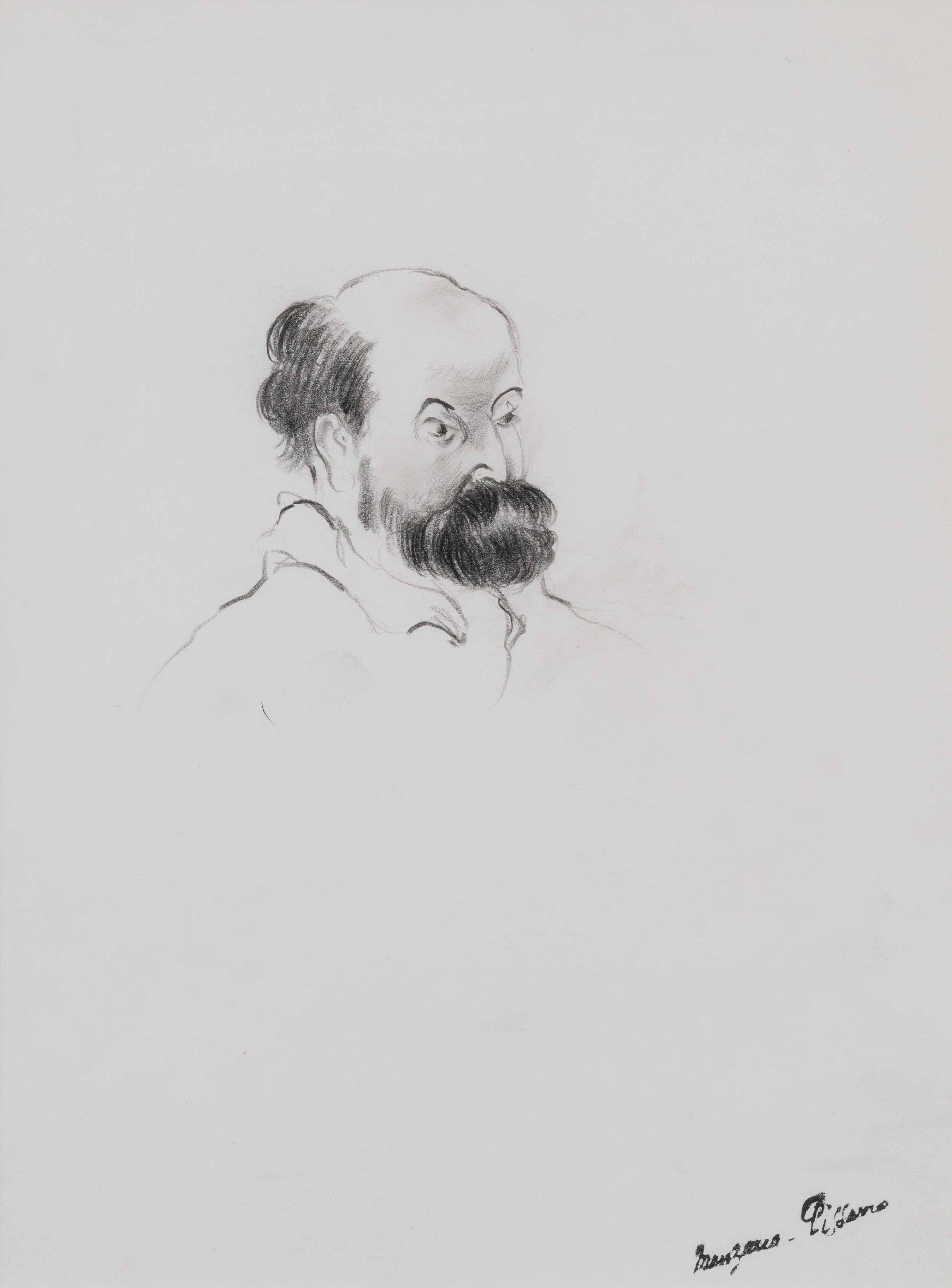 Georges Manzana Pissarro - Portrait de Cézanne