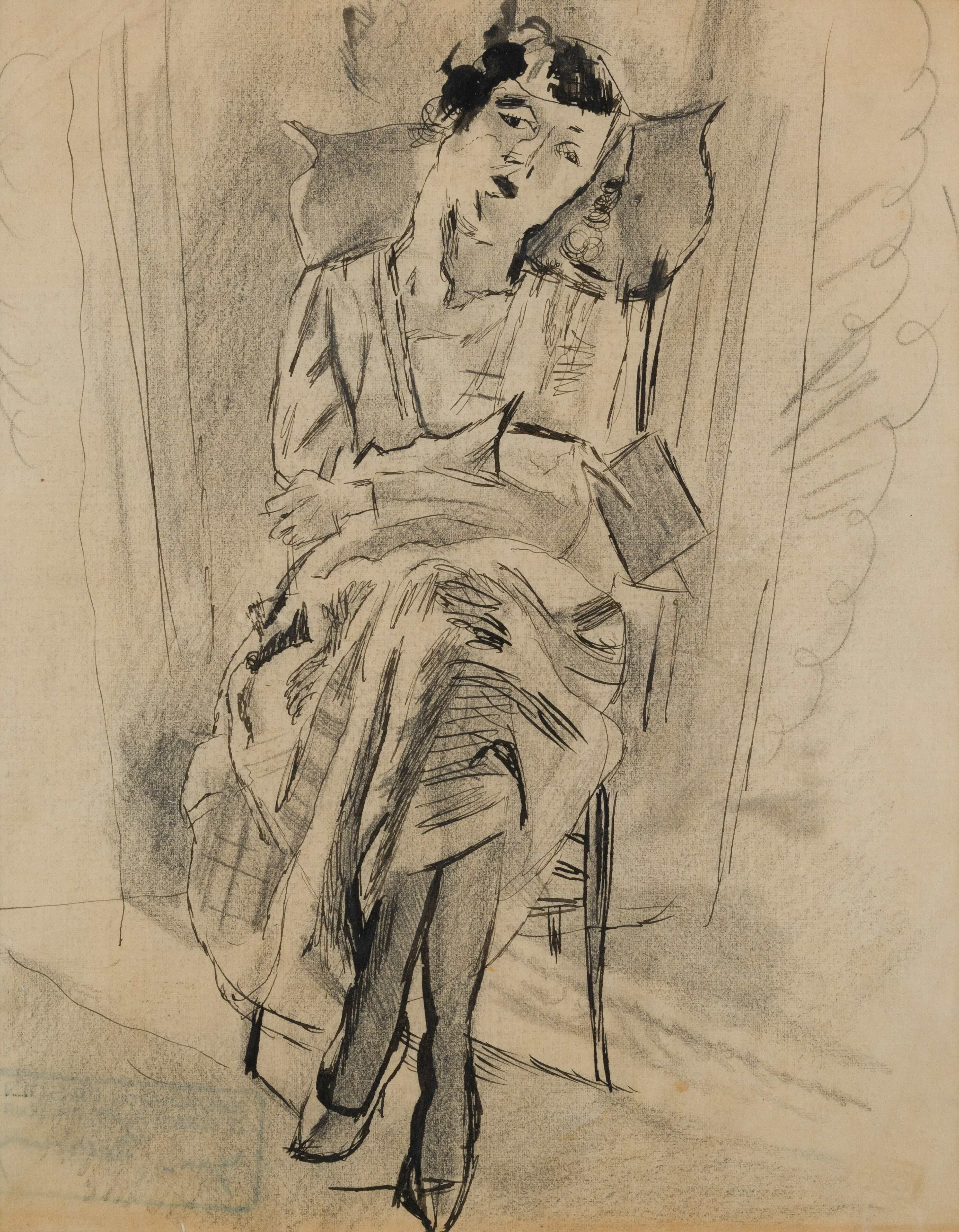 Femme assise - Jules Pascin (1885 - 1930)