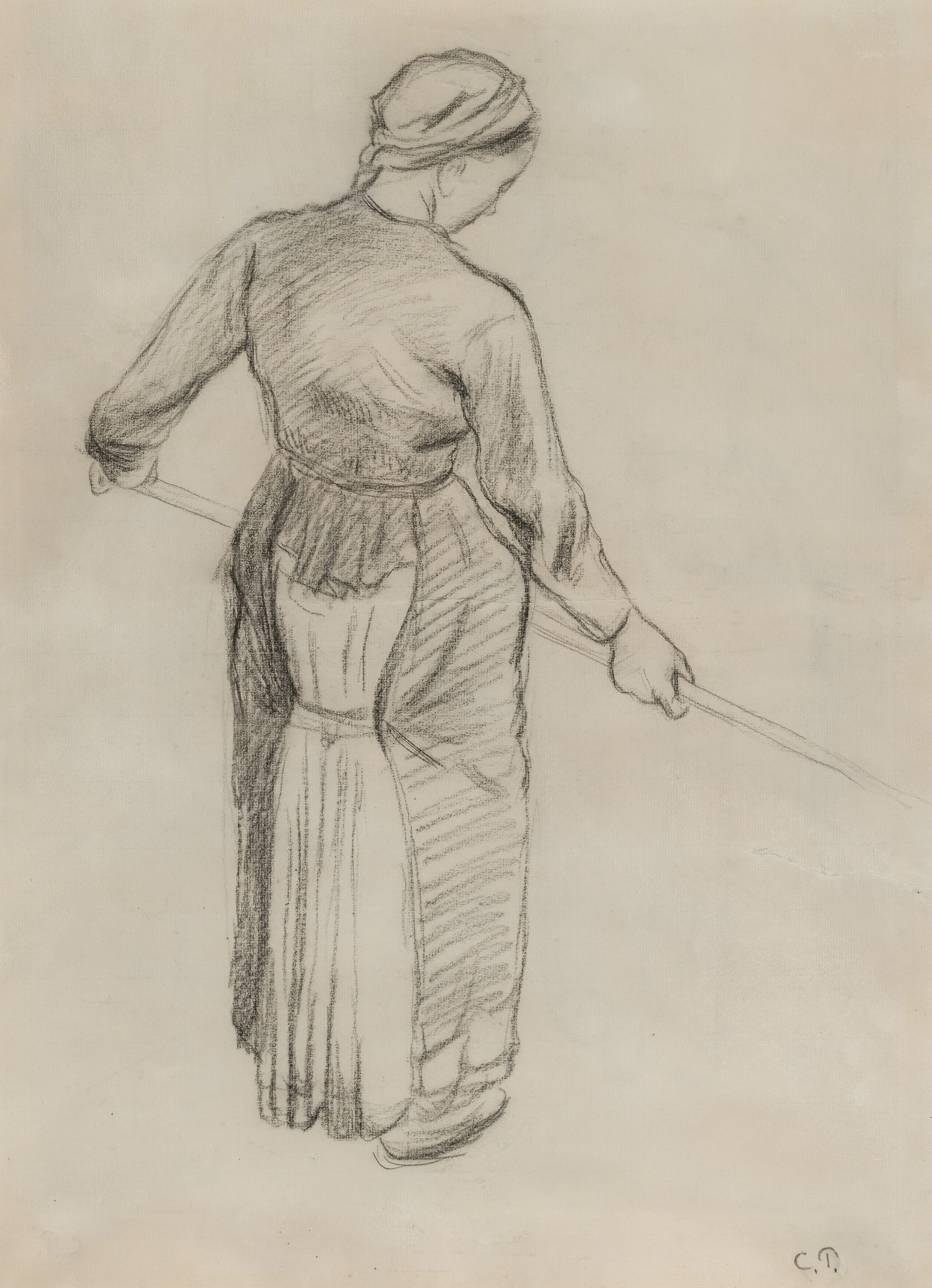 Paysanne - Camille Pissarro (1830 - 1903)