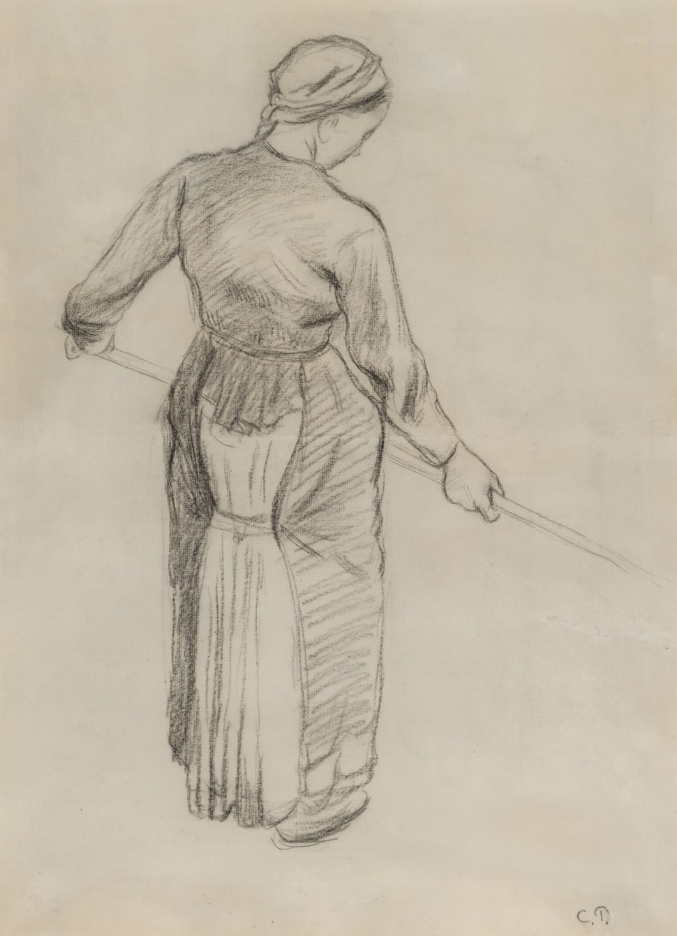 Paysanne - Camille Pissarro (1830 - 1903)
