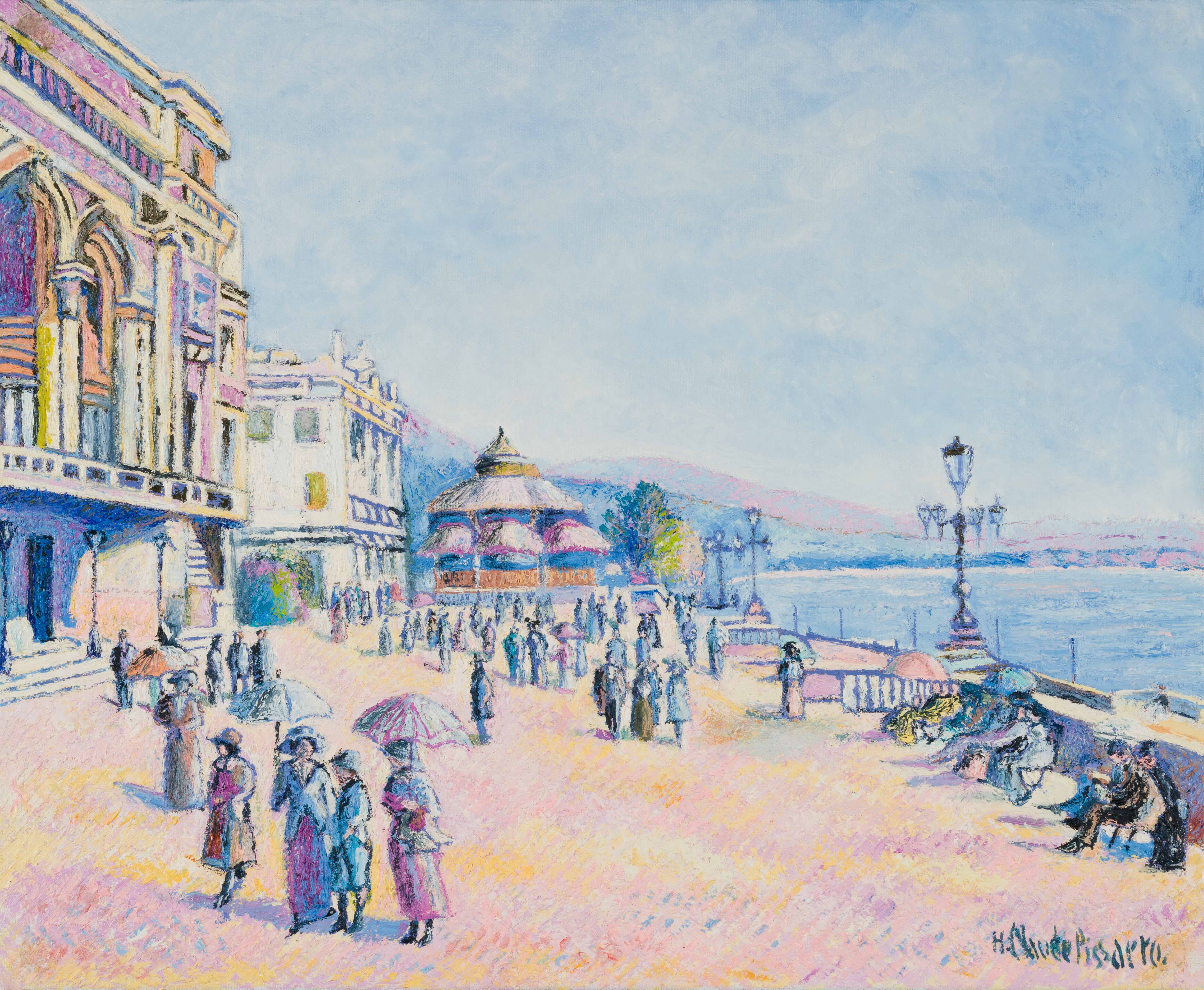 H. Claude Pissarro - Après-midi d'été à Nice