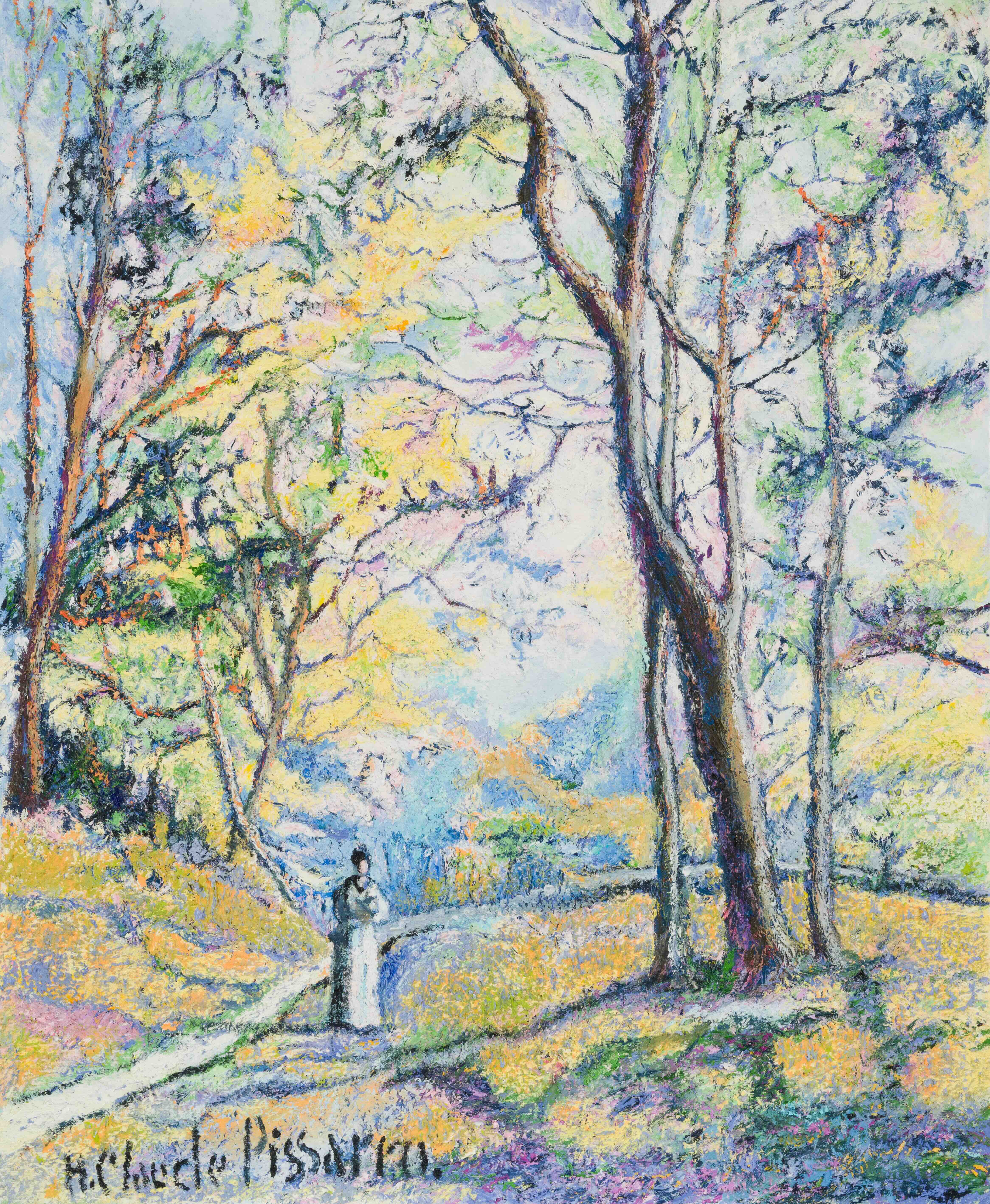 H. Claude Pissarro - Promenade au bois
