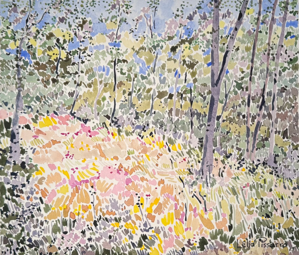 Amalia's Forest - Lélia Pissarro, Figurative (b. 1963 - )