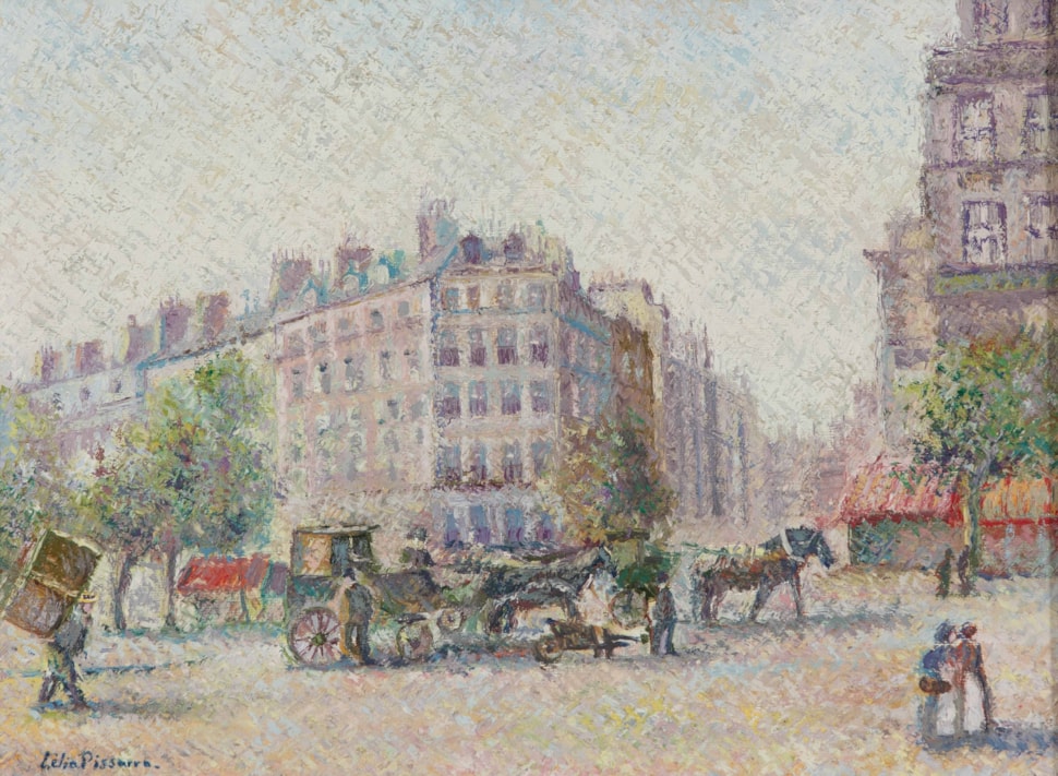 Avenue Daumesnil à Paris - Lélia Pissarro, Figurative (b. 1963 - )