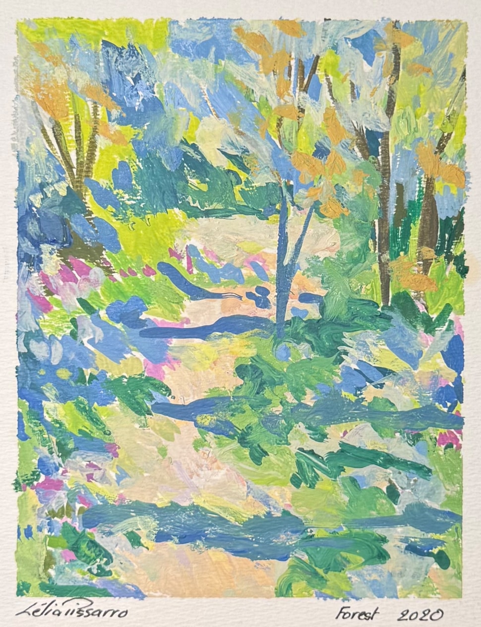 Forest 2020 - Lélia Pissarro, Figurative (b. 1963 - )