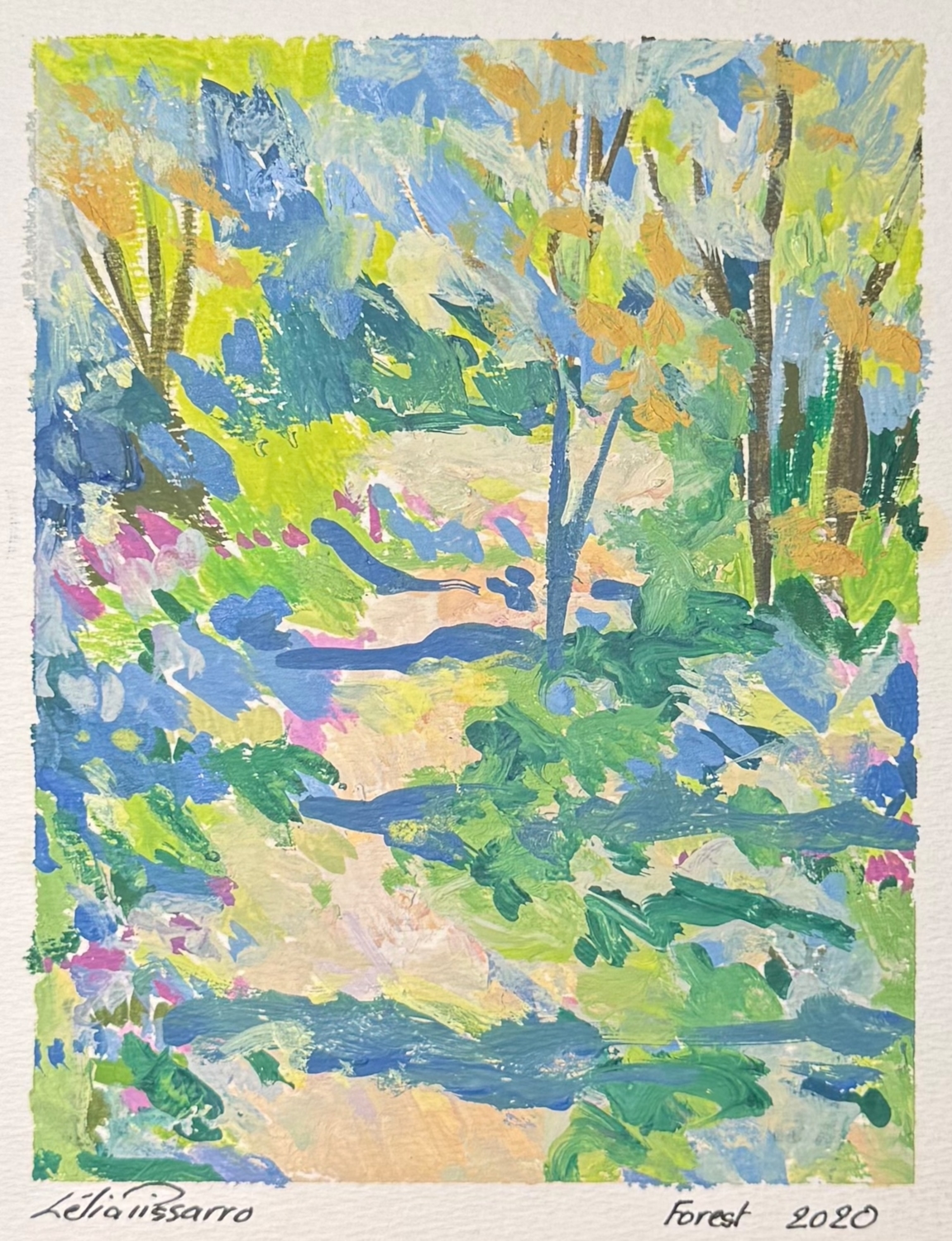 Forest 2020 - Lélia Pissarro, Figurative (b. 1963 - )
