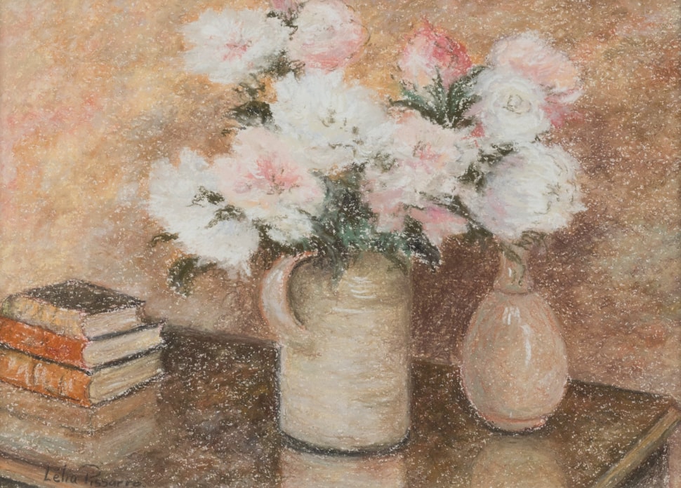 Le Bouquet de Ghassan - Lélia Pissarro, Figurative (b. 1963 - )