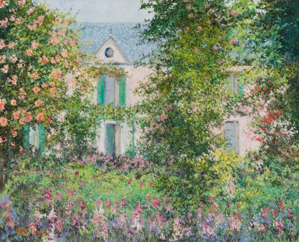 Le Jardin de Monet, l'été - Lélia Pissarro, Figurative (b. 1963 - )