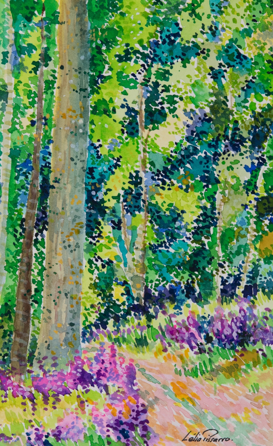 Mon chemin - Lélia Pissarro, Figurative (b. 1963 - )