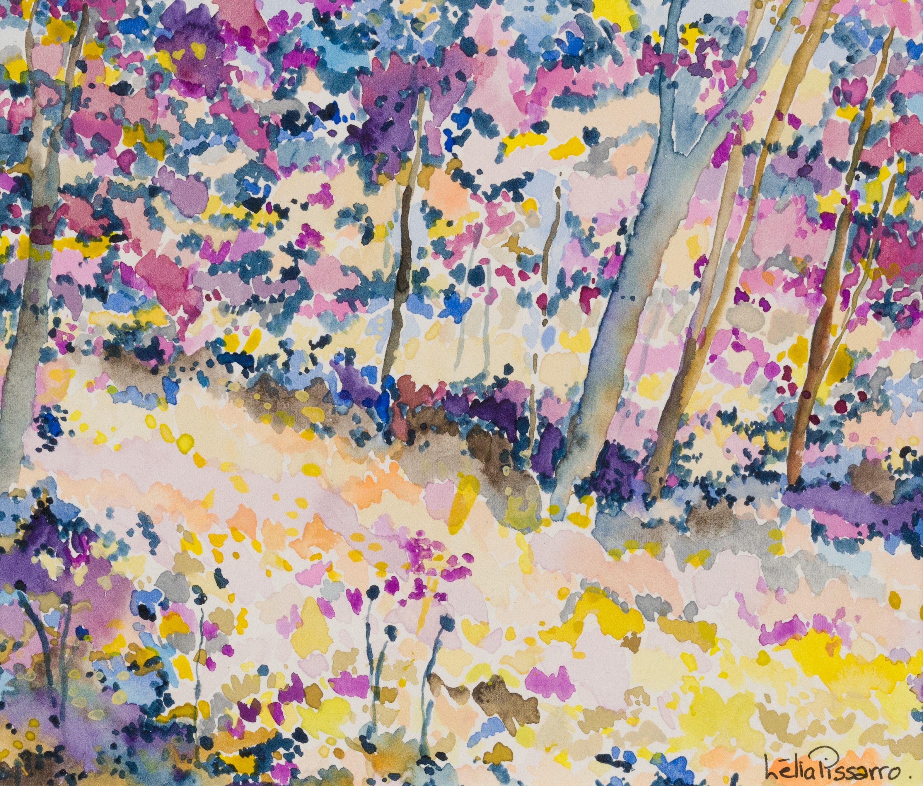 Lélia Pissarro, Figurative - Pink Forest