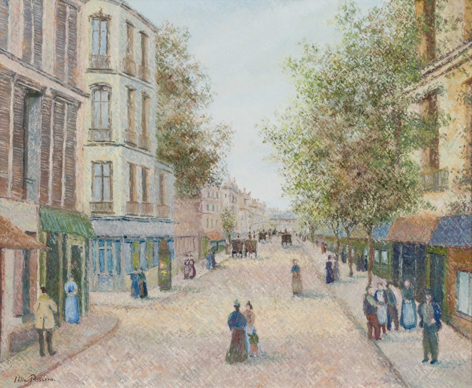 Rue des Batignolles Paris - Lélia Pissarro, Figurative (b. 1963 - )
