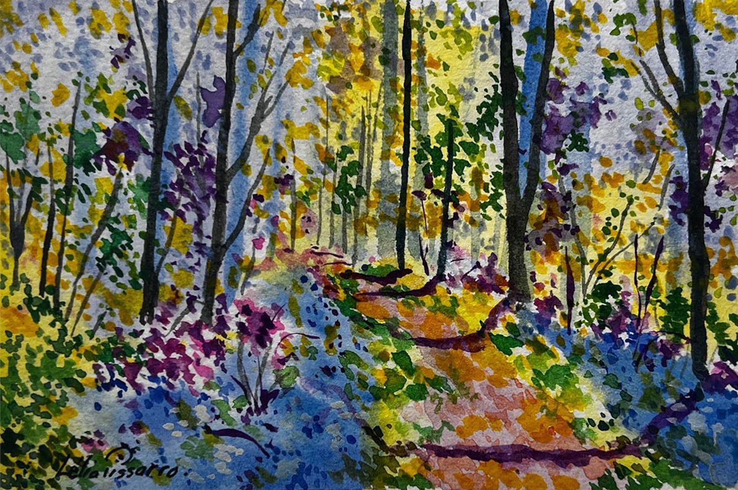 The Queen's Forest - Lélia Pissarro, Figurative (b. 1963 - )
