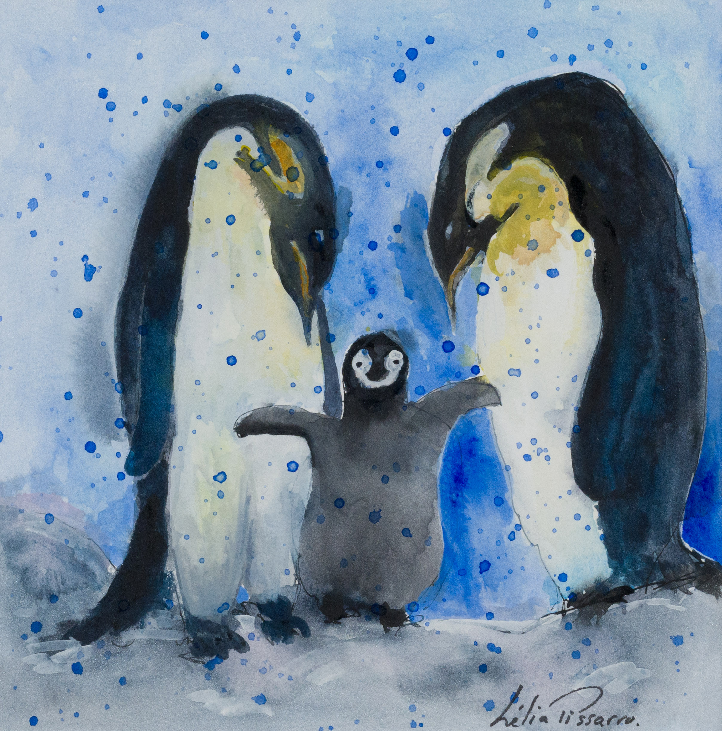 Lélia Pissarro, Figurative - Three of us