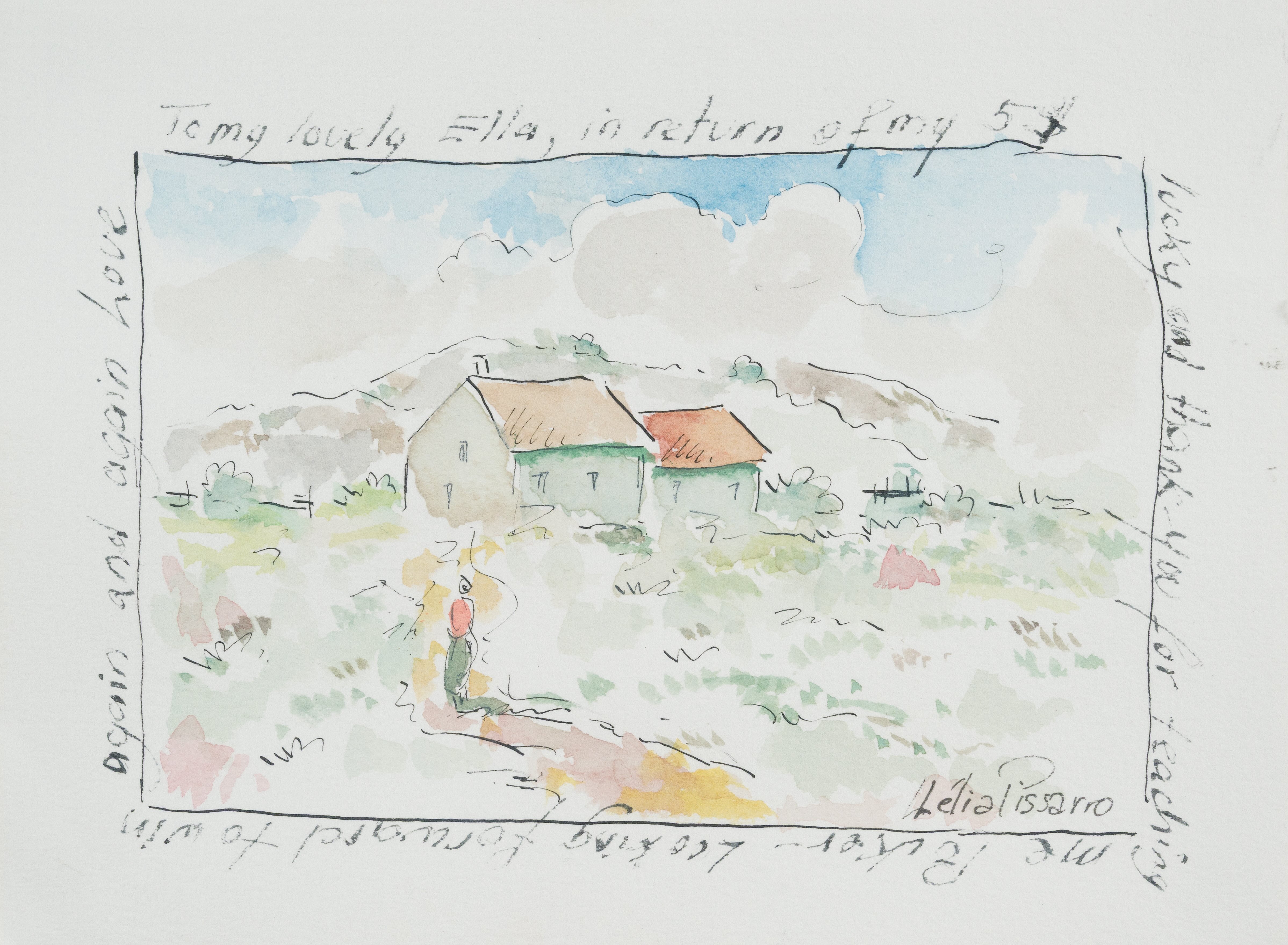 Lélia Pissarro, Figurative - To my lovely Ella