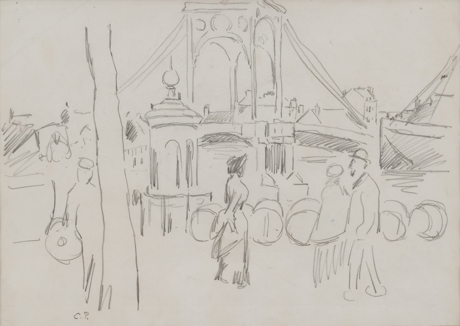 Pont à Rouen - Camille Pissarro (1830 - 1903)