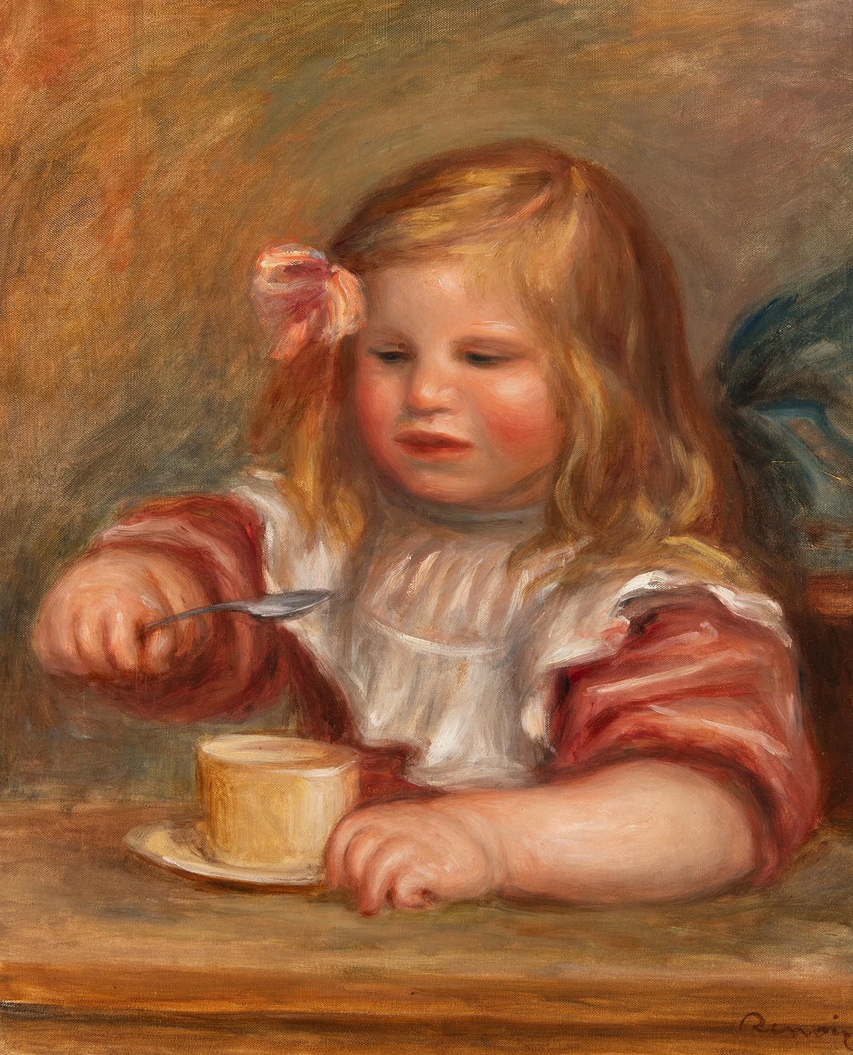 Coco mangeant sa soupe - Pierre-Auguste Renoir (1841 - 1919)