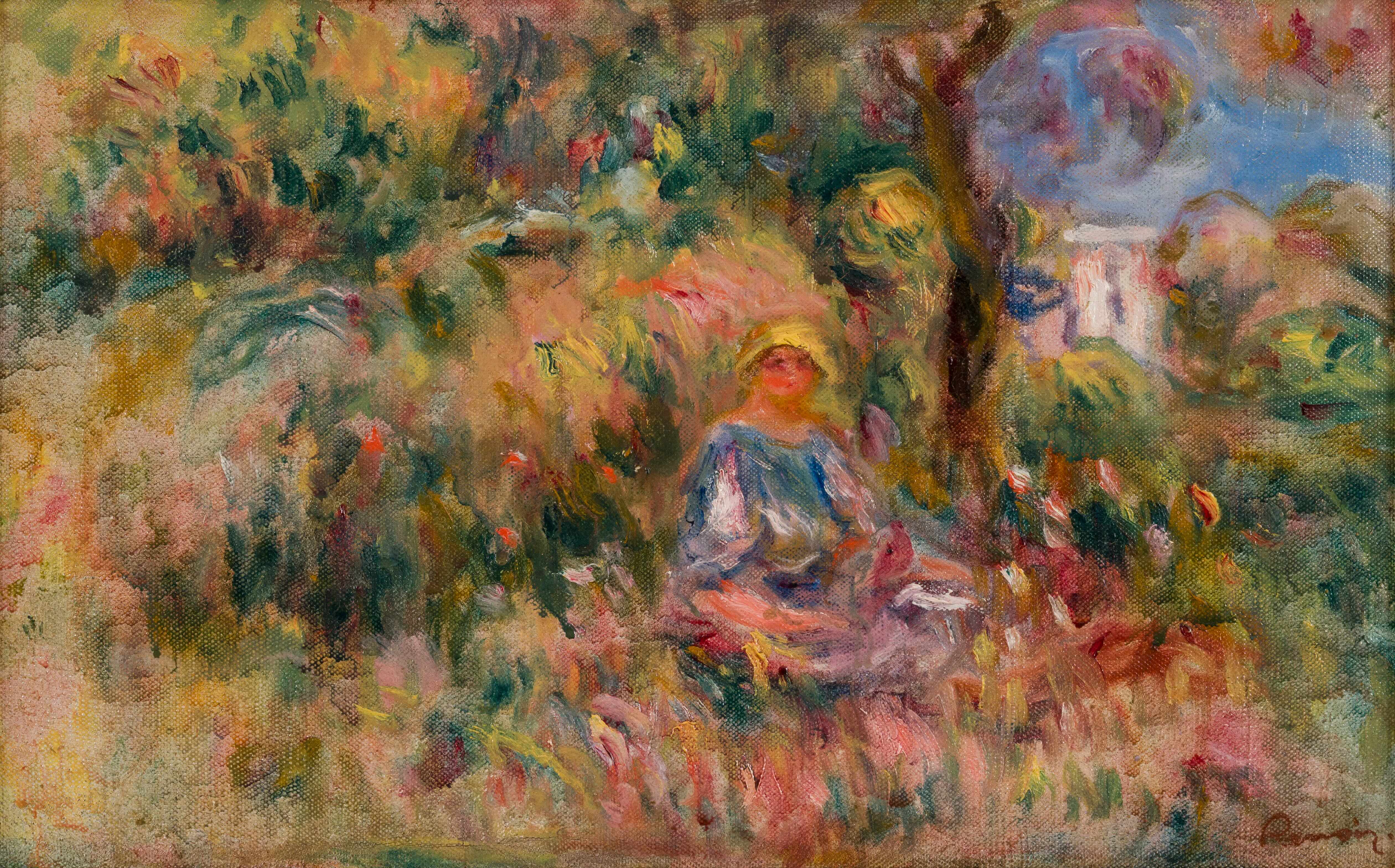 Femme dans un paysage - Pierre-Auguste Renoir (1841 - 1919)
