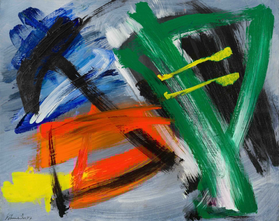 Opus 100 L - Gérard Schneider (1896 - 1986)