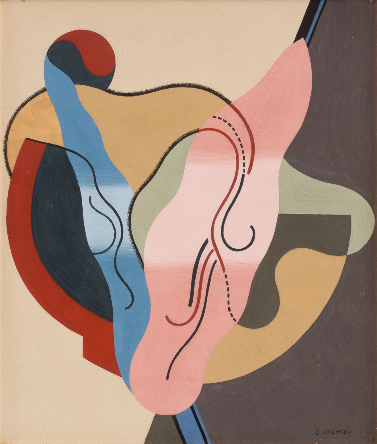 Composition abstraite - Georges Valmier (1885 - 1937)