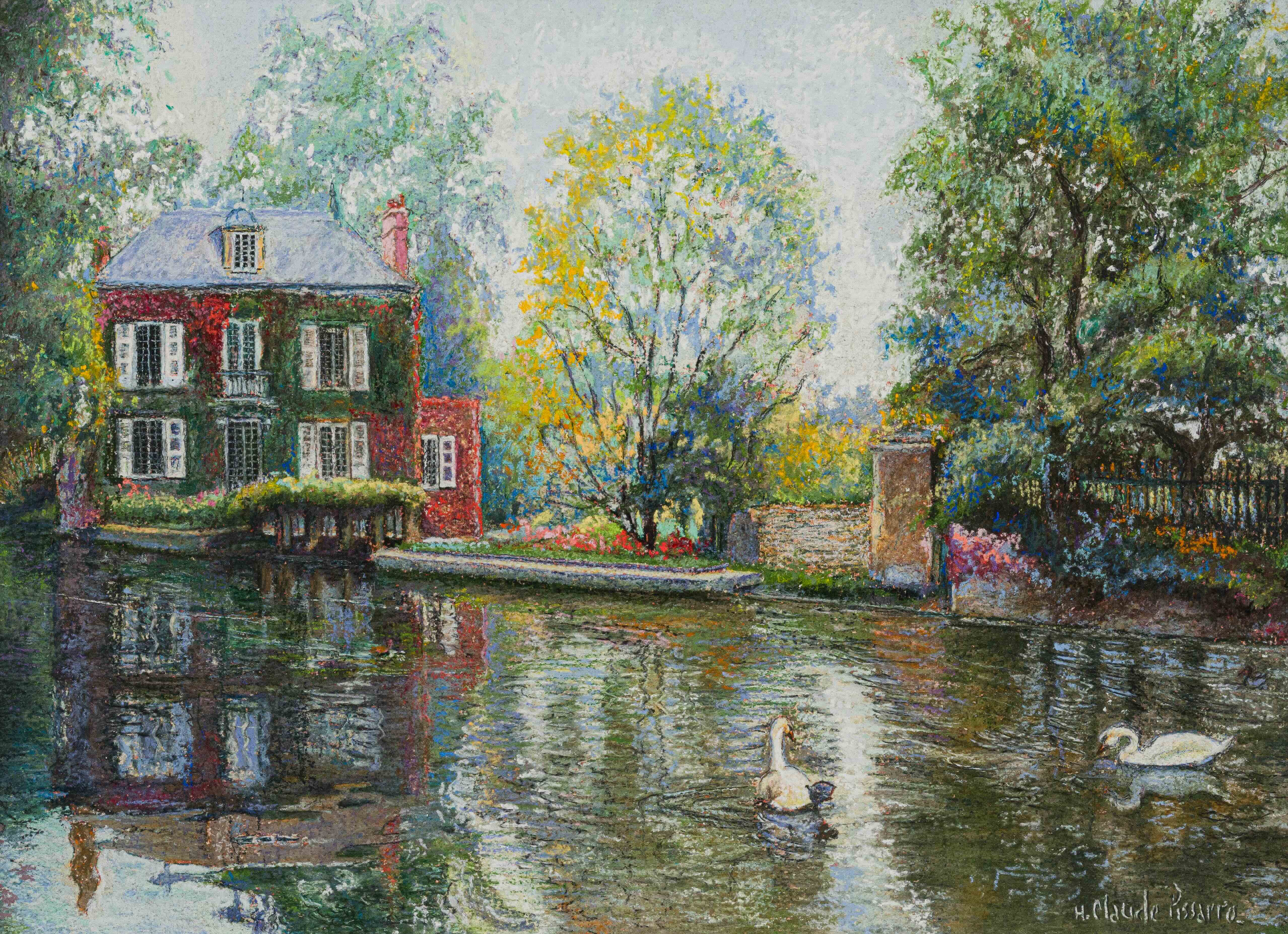H. Claude Pissarro - La Maison des Cygnes